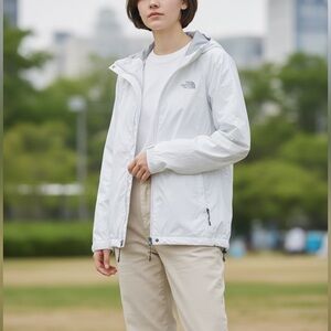 The North Face Women's White Windbreaker